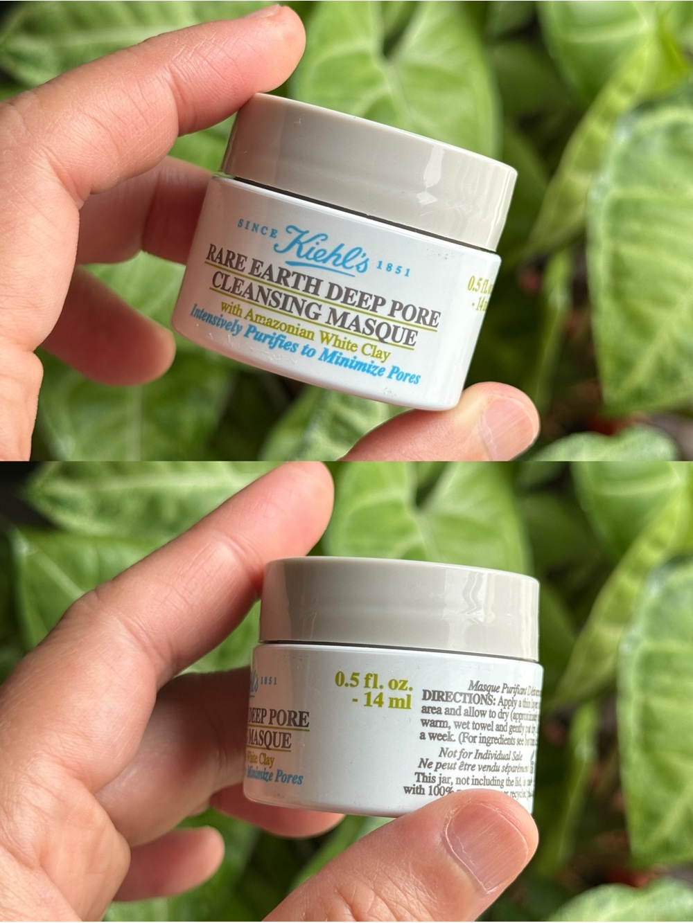 Kiehl’s Rare Earth Deep Pore-Minimizing Clay Mask – 14ml Travel Size | New
